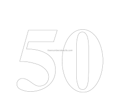 On very large arrays, this formula may be a bit slow. Free Huge 50 Number Stencil Freenumberstencils Com