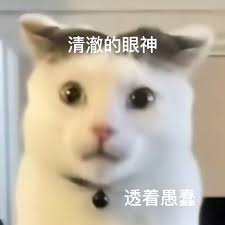 清澈且愚蠢的眼神表情包- 抖音