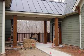 Maybe you would like to learn more about one of these? Breezeways Connecting House Garage The Breezeway Now Built To Match The Ones On The Front Of The House House Exterior Modern House Exterior Breezeway