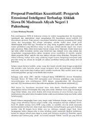 Proposal penelitian pada hakikatnya adalah rencana penelitian. Contoh Cover Proposal Penelitian Kualitatif Contoh Cover Proposal Penelitian Kualitatif Suatu Penelitian Yang Pada Di 2021 Penelitian Kuantitatif Penelitian Proposal