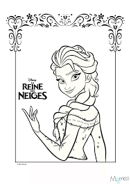 La reine des neiges 2 est un film d'animation réalisé par chris buck et jennifer lee, sorti en 2019. Coloriage Reine Des Neiges Portrait D Elsa Momes Net