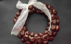 Warum kann man mit kastanien waschen? Basteln Kastanien Herbst Deko Ideen Kranz Naturmaterialien Selber Machen Herbst Dekor Kastanien Basteln Weihnachtsdekoration