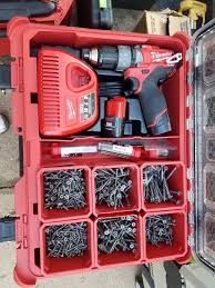 Pin By Denny Quillen On Packout Storage Ideas Milwaukee Power Tools Tool Box Organization Milwaukee Tools