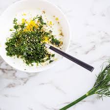 Sprinkle half of the taco seasoning and salt and rub it on one side. Lemon And Dill Yogurt Sauce Recipe Eatwell101