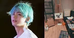 Nina plays an important role in this sequel! Bts V Showed Army His Impressive Studio And Enigmatic Artwork Koreaboo