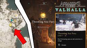 Check out this assassin's creed valhalla weapon location guide to figure out what weapons you want to grab. Throwing Axe Fury Ability Location Guide Assassin S Creed Valhalla Youtube