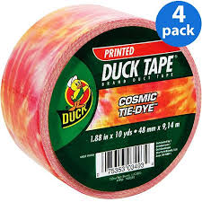 Walmart Duck Brand Pink Tie Dye Duct Tape 4 Pack Duct Tape Duck Tape Duct Tape Colors