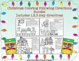 This packet includes 10 coloring pages that are hall 1 Step Directions Coloring Worksheets Teaching Resources Tpt