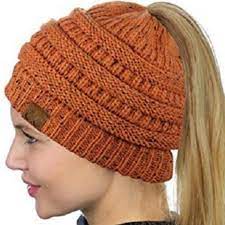 Messy Bun Beanie Knitted Hat Winter Ponytail Beanie With Ponytail Hole Galaxy Teez Shirts Jewelry And Other Awesome Stuff