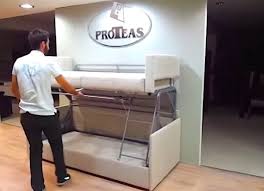 Get info of suppliers, manufacturers, exporters, traders of double bunk bed for buying in india. Tiny House Furniture Sofa To Bunk Bed In 14 Seconds