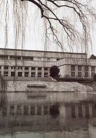The Pool With The Klimsch Sculpture Am Wasser At The Water The Casino Is In The Background Germany Frankfurt Germany Germany Travel