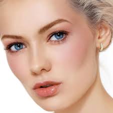 14K. SOLID GOLD OVAL HUGGIE EARRING WITH WHITE TOPAZ (Yellow Gold)