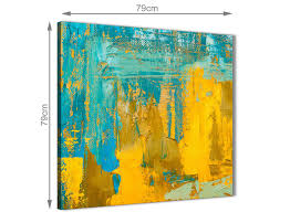 Bright bedroom carpet girls bedroom mint walls mirrored drawers pink bedding prints and patterns roman shades teal teen girls turquoise, blue and yellow. Mustard Yellow And Teal Turquoise Abstract Dining Room Canvas Wall Art Decor Ebay