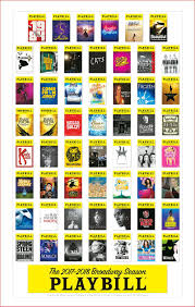 Broadway Season Playbill Poster 2017 2018 Playbill Merchandise Souvenirs Playbillstore Co Musical Theatre Broadway Musical Wallpaper Broadway Playbills