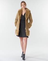 Ted baker wool wrap coat camel (l size). Marciano Mollie Sherling Coat Camel Fast Delivery Spartoo Europe Material Coats Women 287 46