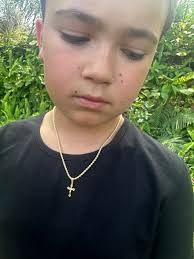 Gold Plated Crucifix Charm