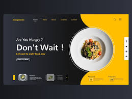 Concept Of Website Restaurant Design Food Website Design Food Web Design Restaurant Website Design