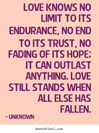 Love Knows No Limits Quotes Quotesgram