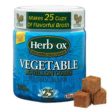Multiply as needed to get the ratio you need from there. Amazon Com Herb Ox Vegetable Bouillon Cubes 25 Cubes Pack Of 12 Grocery Gourmet Food
