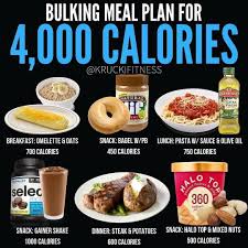 Diet Healthfitness Dieting In 2020 Bulking Meals Bulking Meal Plan High Calorie Meals