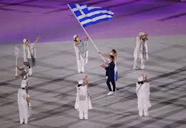 Anna korakaki and lefteris petrounias have been selected to carry the greek flag during the olympics. Kathimerini English Edition On Twitter Eleftherios Petrounias And Anna Korakaki Of Greece Are Seen Carrying Their Country S Flag During The Opening Ceremony In The Olympic Stadium At The Tokyo Summer Olympics On
