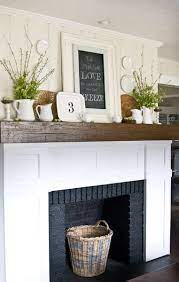 This similar to floating mantels, but instead of hiding the support system for the shelf, it is left visible and is treated as part of the design feature of the shelf. Fireplace Mantel Shelf Decorating Ideas Mantelcraft