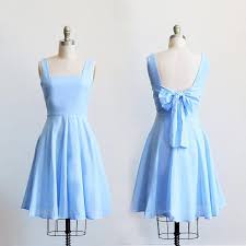Emma Light Blue Bridesmaid Dress Light Power Blue Vintage Etsy Denim Blue Bridesmaid Dress Sky Blue Bridesmaid Dresses Light Blue Bridesmaid