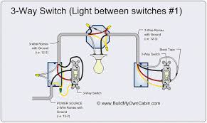 Look at the diagram below. 3 Way Switch Wiring Diagram