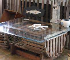 Repurposed Lobster Trap Coffee Table Coffee Table Lobster Trap Decorating Coffee Tables