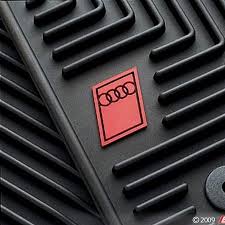 All Weather Rubber Floor Mats Set Of Four Black With Audi Sport Logo No Longer Available Audi Sport Audi Rubber Floor Mats