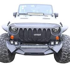 Black 4 Door Jeep Wrangler 2017 Safaripal Jeep Wrangler Monster Angry Front Grille Grill For 2007 2017 Jeep Wrangler Rubicon Sahara Sp Jeep Wrangler Jeep Wrangler Rubicon 2017 Jeep Wrangler