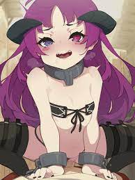 kakure eria, kishirika kishirisu, mushoku tensei, highres, ahegao, bikini,  black nails, blush, censored, cowgirl position, cuffs, heart, heart-shaped  pupils, heterochromia, loli, mosaic censoring, nail polish, penis, sex,  squatting cowgirl position ...