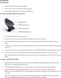 Escort, a name synonymous with radar detectors for decades, has released their max 3 radar detector. M5max Radar Detector User Manual Fcc Passport Max Qrg 042313 Escort Orporated