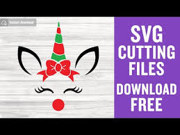 Download in svg and use the icons in websites, adobe illustrator, sketch, coreldraw and all vector design apps. Christmas Unicorn Svg Free Reindeer Svg Free Christmas Svg Instant Download Shirt Design Free Vector Files Silhouette Cameo Dxf 0166 Freesvgplanet
