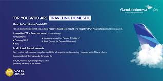 Garuda Indonesia On Twitter Passenger And Document Requirements For Domestic Flight Health Certificate Covid 19 With Minimum A Non Reactive Rapid Test Result Or A Negative Pcr Swab Test Result Besides Please Check The