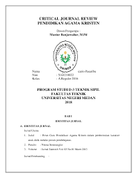 Contoh jurnal ada sangat banyak dan kami akan menyampaikan secara lengkap. Contoh Judul Skripsi Jurusan Pendidikan Agama Kristen Kumpulan Berbagai Skripsi