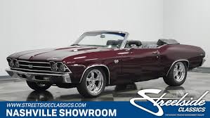 10 b ~ tuxedo black malibu convertible, black convertible top w/ss option. 1969 Chevrolet Chevelle Classic Cars For Sale Streetside Classics