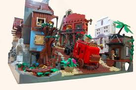 The Town Of Brickrush Brick Art Lego Construction Lego City
