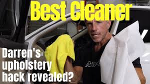 When searching for the best car upholstery cleaner, meguire's g9719 is an excellent option as well as a terrific carpet cleaner. Best Car Upholstery Cleaner Clean Car Upholstery Using Darren S Hack Youtube