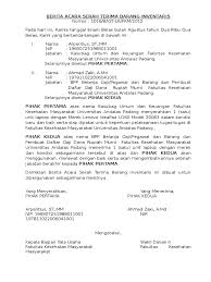 Tanda terima berkas pendaftaran calon. Tanda Terima Barang Doc
