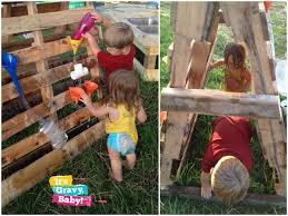 Water Wall Out Of Pallets And Recycled Materials Water Walls Kids Outdoor Play Outdoor Play Spaces