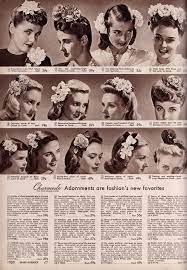 Lipstick Curls Vintage Hair Makeup Styling 1940s Hairstyles Vintage Hairstyles Vintage Hair Accessories