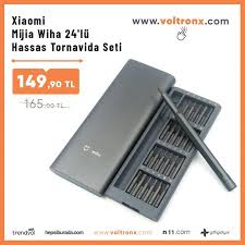 Xiaomi Mijia Wiha 24lu Hassas Tornavida Seti Aluminyum Tornavida Basligi Ve 60hrc Sertlige Sahip Degistirilebilir 24 Fark Elektronik Aletler Elektronik Radyo