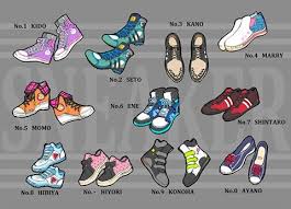 Again welcome to anime shoe scene wiki. Anime Shoes Anime