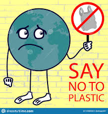 Say No To Plastic Stock Vector Illustration Of Collection 141088568