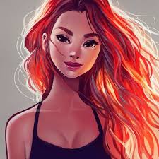 Pin By Mama Fox On Fundos Redhead Art Red Hair Cartoon Girls With Red Hair