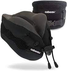 Amazon Com Cabeau Evolution Cool Travel Pillow The Best Air Circulating Head And Neck Memory Foam Cooling Airplane Neck Pillow Travel Cabeau Best Neck Pillow