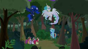 2205320 Apple Bloom Between Dark And Dawn Cutie Mark Crusaders Filly Guides Princess Celestia Princess Lun In 2021 Princess Celestia Rainbow Dash Princess Luna