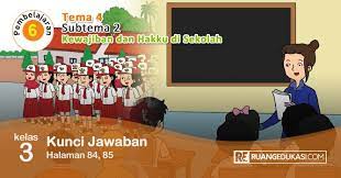Kunci Jawaban Tema 4 Kelas 3 Kewajiban Dan Hakku Buku Tematik Kurikulum 2013 Buku Pelajaran Buku Kurikulum