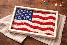 American Flag Tray